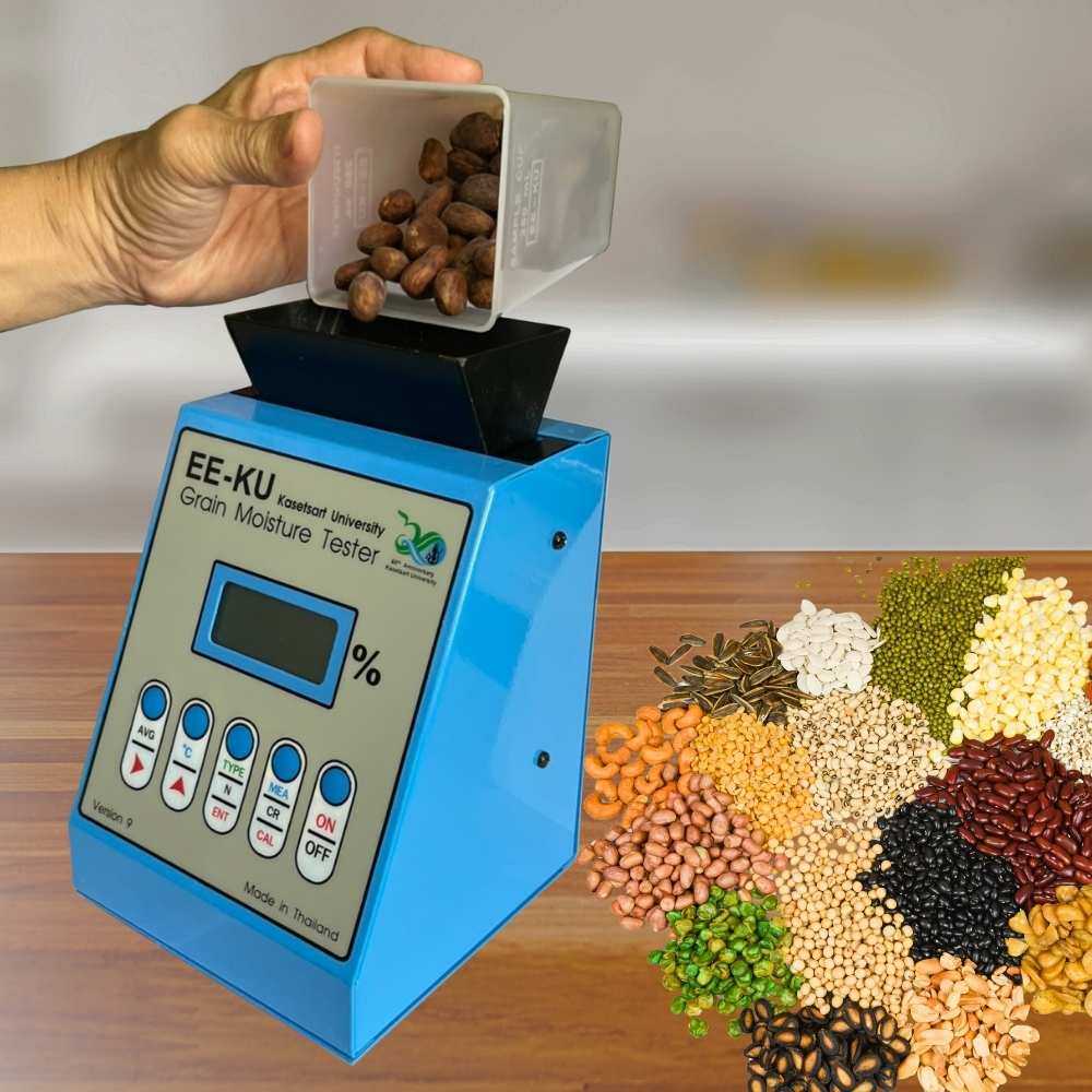 Operating the KU60 moisture meter